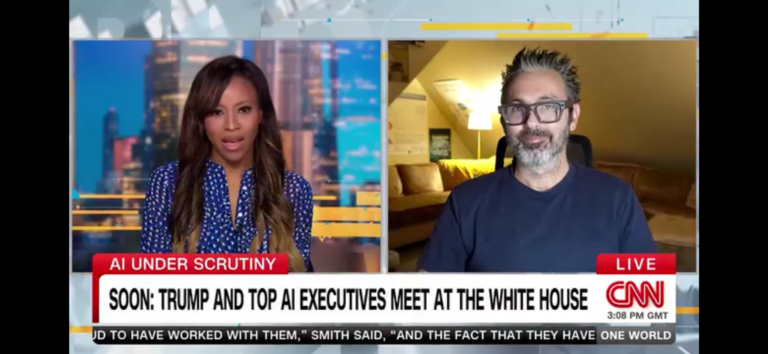 Chris Mattmann discusses AI safety and innovation with Zain Asher on CNN’s One World