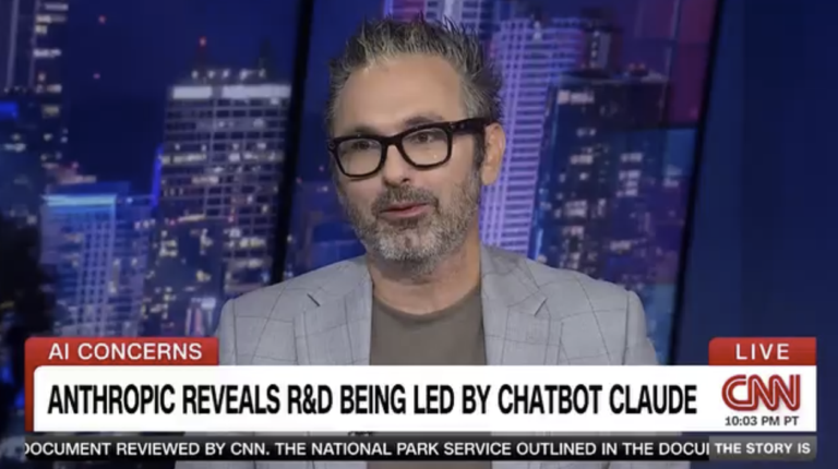 Dr. Chris Mattmann discusses human-AI alignment and AI safety with Elex Michaelson on CNN